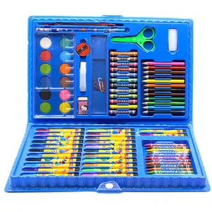 Crayon Pensil Warna Anak Alat Tulis Set Koper Isi 86 Back To School