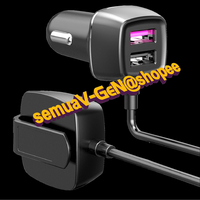 Gambar V-GEN Car Charger 1+3 USB Port With QC 3.0 Fast Charging Charger Mobil - Hitam dari Semua V-GeN Kab. Tangerang 5 Tokopedia