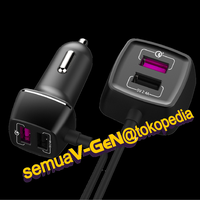 Gambar Car Charger VCC-003 V-GeN 4 port | Charger Mobil VGEN - Hitam dari Semua V-GeN Kab. Tangerang 1 Tokopedia