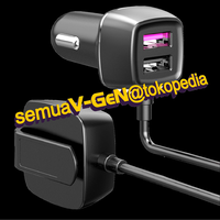 Gambar Car Charger VCC-003 V-GeN 4 port | Charger Mobil VGEN - Hitam dari Semua V-GeN Kab. Tangerang 2 Tokopedia