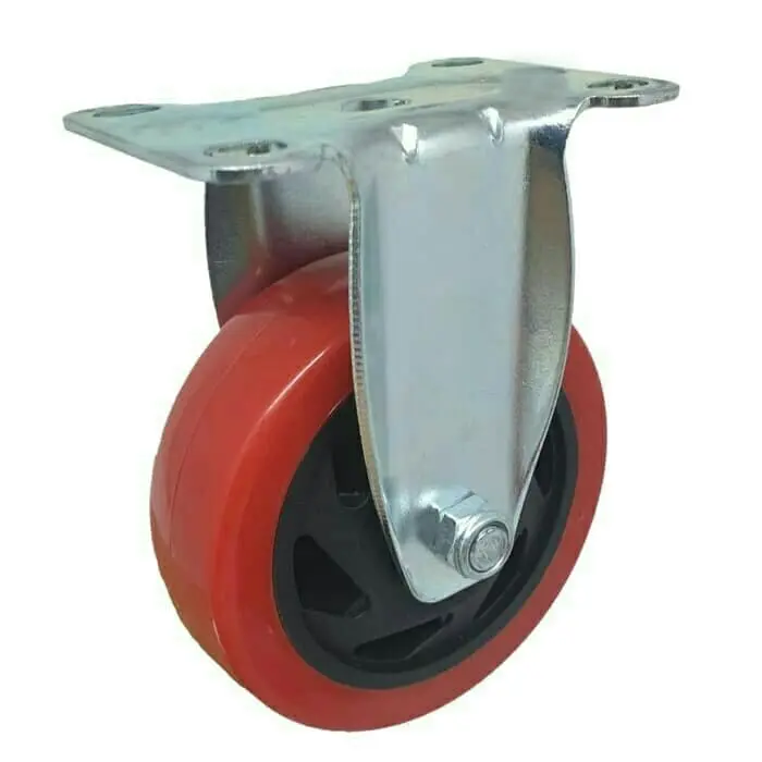 Roda etalase. troli PU 3" tipe mati ORI
