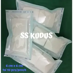 KASSA BEDAH, KASA GANTI BALUT Kasa Steril 6 cm x 6 cm,