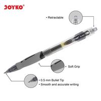 Gambar Joyko Gel Pen Pulpen Pena GP-265 Q Gel 0.5 mm Klik 12 Pcs Lusin Ori - Hitam dari CENTRO TRADING Kota Bandung 1 Tokopedia