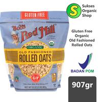 Gambar Gluten Free Old Fashioned Rolled Oats Organic | Bob's Red Mill | 907gr dari Sukses Organic Kota Tangerang Selatan 1 Tokopedia