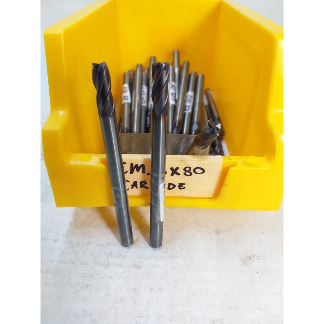 Endmill 6 Long 70L 6F Carbide Endmill D 6 Mata Pisau Milling — Varian 105 — foto asli 2