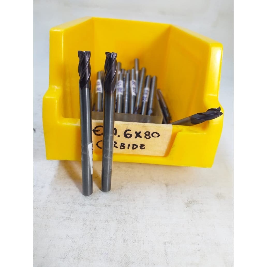 Endmill 6 Long 70L 6F Carbide Endmill D 6 Mata Pisau Milling — Varian 105 — foto asli 5