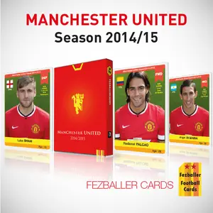 Fezballer Card - Kartu Sepakbola - Manchester United FC 2014-2015
