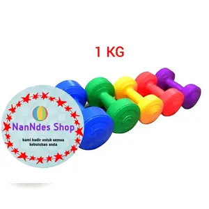 Dumbell Warna Warni 1 Kg- Alat Fitness Barbel