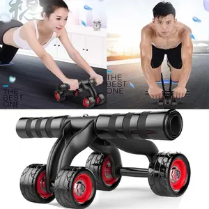 Alat Fitness Roller Wheel Roda Fitnes Gym Olahraga Otot Perut Tangan