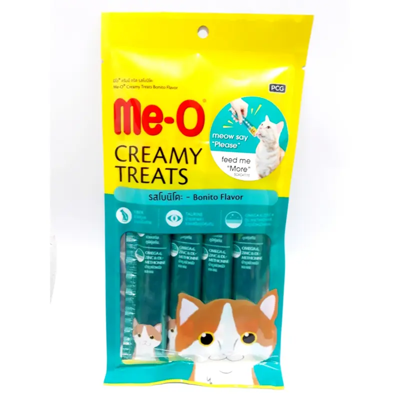 Snack Kucing Meo Me-o Creamy Treat 60g [1 bag] 4