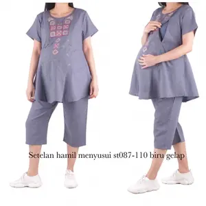 baju hamil setelan hamil dan menyusui keren KBH 087
