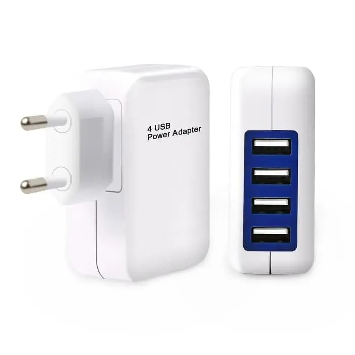 Travel Adaptor Charger ( 4 USB Port ) 4 USB Wall Charger
