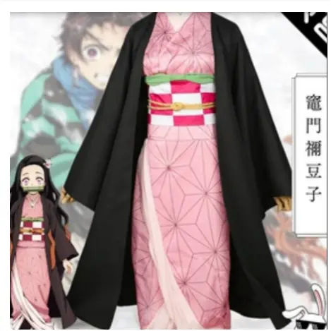 Fullset FULLSET COSTUME NEZUKO KIMETSU NO YAIBA ( wig +geta) 0