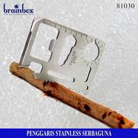 Gambar Pisau Kartu Multiguna Penggaris Besi Serbaguna Pocket Tool Multifuncti dari Brainbox Car and Home Kota Batam 4 Tokopedia