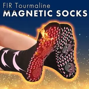 Tourmaline Kaos Kaki Terapi Foot Theraphy Socks Magnetic Heating