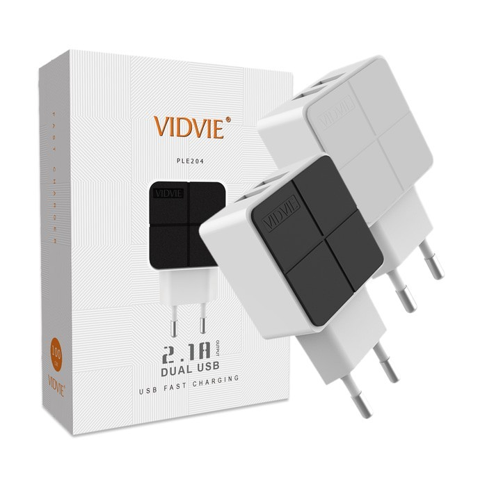 Gambar Vidvie PLE204 I5 Dual USB Charger 2.4 A with Iphone Lightning Cable dari Eben Haezer Net Kota Administrasi Jakarta Barat Tokopedia