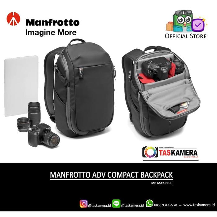 Gambar Manfrotto Advanced Compact Backpack for CSC - MB MA2-BP-C dari TasKamera-ID Kota Administrasi Jakarta Barat Tokopedia