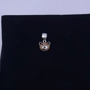 liontin anak beruang perak silver 925.model beruang.