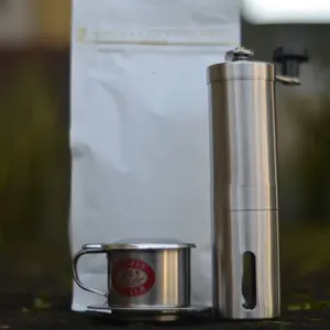 Paket Vietnam Drip + Grinder + Kopi House Blend 500g / Alat Kopi