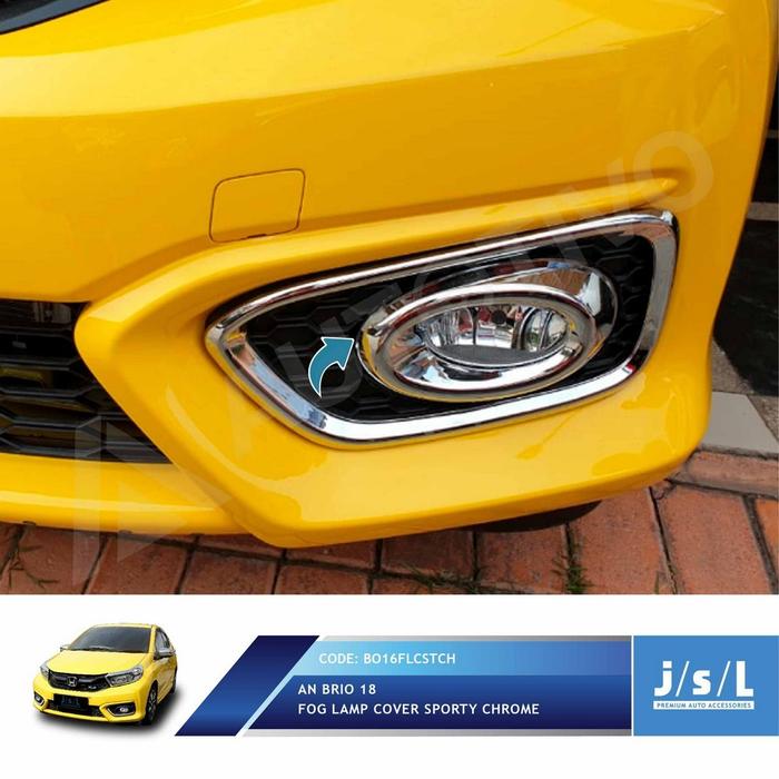 Gambar JSL Cover Fog Lamp All New Brio 2018 Sporty Chrome dari Autotivo Official Kota Administrasi Jakarta Utara Tokopedia