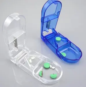 Best Seller Alat Potong Pemotong Obat / Pill Cutter - Biru Berkualitas