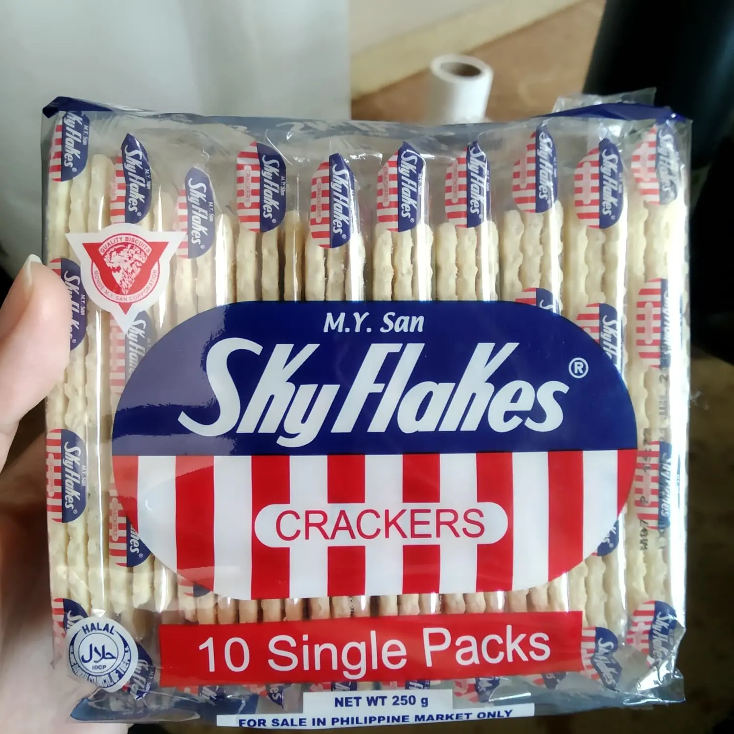 Sky Flakes Crackers 250g isi 10 x 25g Cemilan Sehat dari Filipina