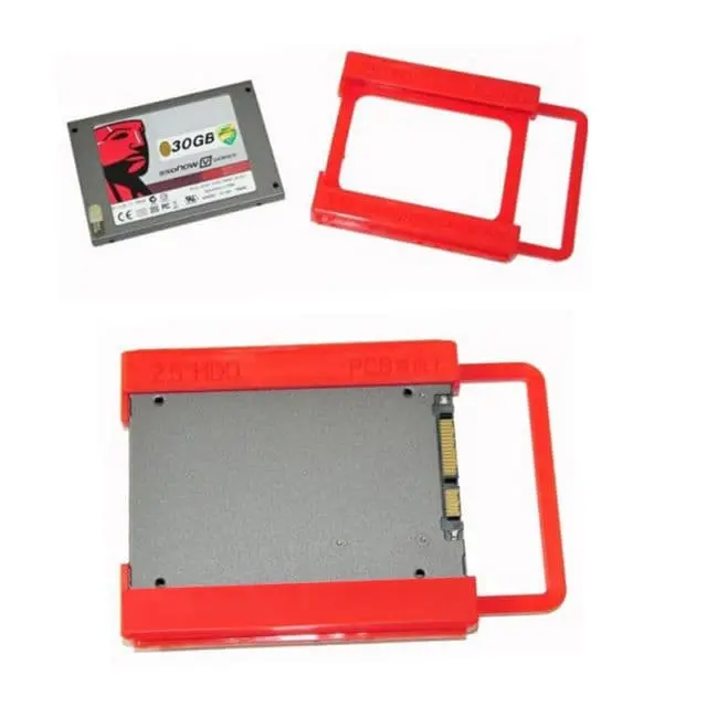 SSD HDD Caddy Bracket 2.5" to 3.5" Hardisk Hard Disk Plastik Docking 3