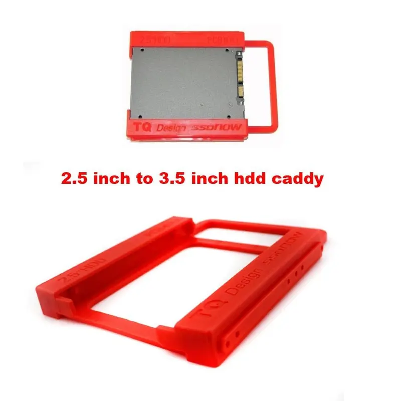 SSD HDD Caddy Bracket 2.5" to 3.5" Hardisk Hard Disk Plastik Docking 4