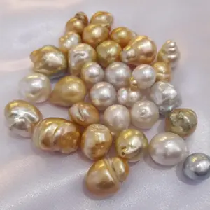 butiran mutiara laut baroque asli lombok
