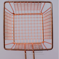 Gambar Rose Gold Chip Basket-Keranjang Tempat Makanan Snack Dekorasi Cafe dari BAR TOOLS INDONESIA Kota Malang 3 Tokopedia