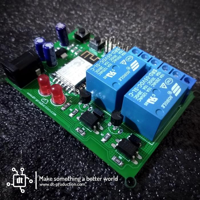 Gambar Board IoT Project Controller ESP 12F (projek IoT Arduino) dari DT Production Kota Manado Tokopedia