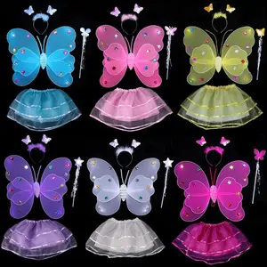 BUTTERFLY costume 4 in 1 halloween kostum anak animal kupu kupu sayap