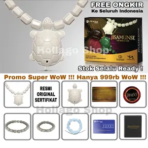 PROMO KALUNG JISAMUNSE WHITE JADE KALUNG DAN GELANG TERAPI KESEHATAN