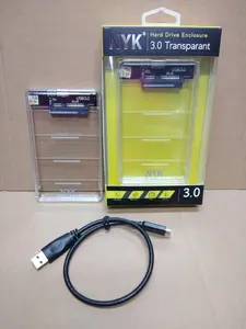 Transparent 2.5 inch SATA USB 3.0 Enclosure NYK
