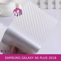 Gambar SAMSUNG GALAXY A6 PLUS SKIN CARBON BACKSCREEN PROTECTOR ANTI GORES HP dari MINISHOP OFFICIAL Kota Tangerang 1 Tokopedia