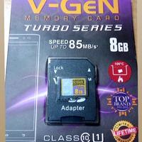 Gambar Memory Vgen 8GB Class 10 Turbo plus Adaptor dari hsnolshop_NEW Kota Depok 1 Tokopedia