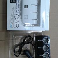 Gambar colokan ligther combo 3 port dan usb charger mobil dari Eddy variasi Kota Administrasi Jakarta Barat 2 Tokopedia