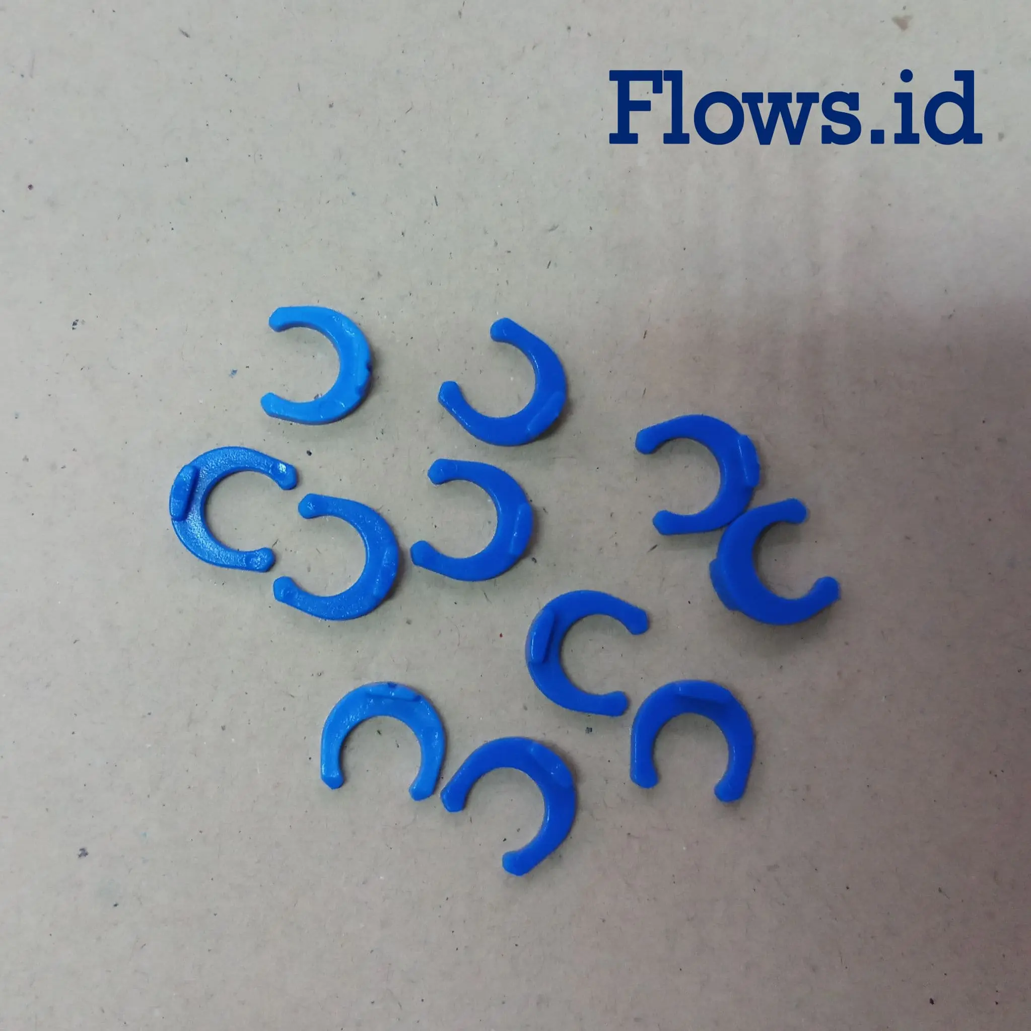 Klip / Clip Biru 1/4 inch - Fitting RO Reverse Osmosis