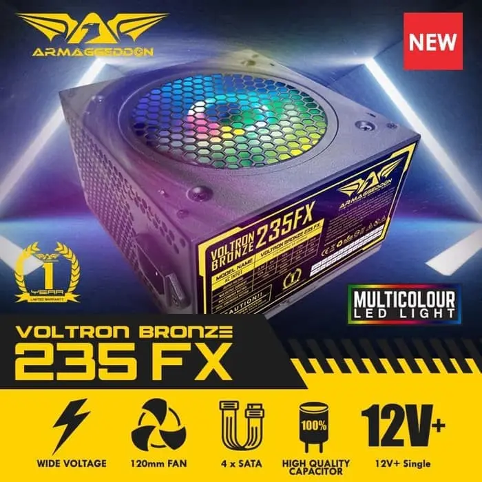 Armaggeddon Voltron Bronze 235FX - 470 Watt - MultiColour LED Light 1