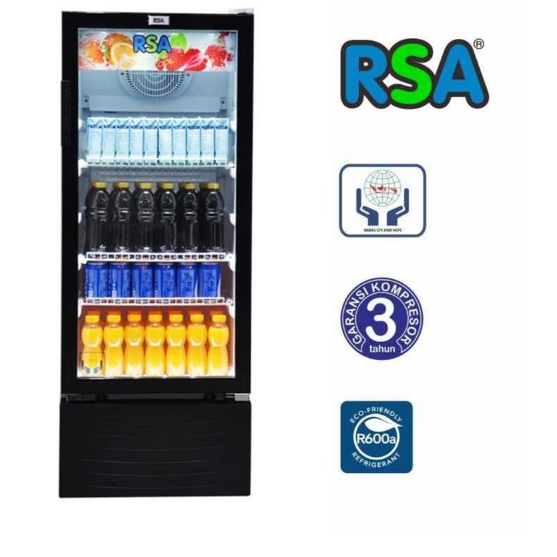 RSA Showcase Cooler Agate-200 Hitam Garansi Resmi - Shop | Tokopedia