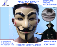Gambar [ACC Vendetta Cream Mask] Topeng Anonymous Hacker V For Komunitas dari NALTHA SHOP Jakarta Pusat 1 Tokopedia