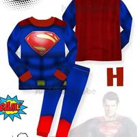 Gambar JW118 #H Superman (baju setelan anak superhero import) dari Cherish Shopp Kota Surabaya 1 Tokopedia