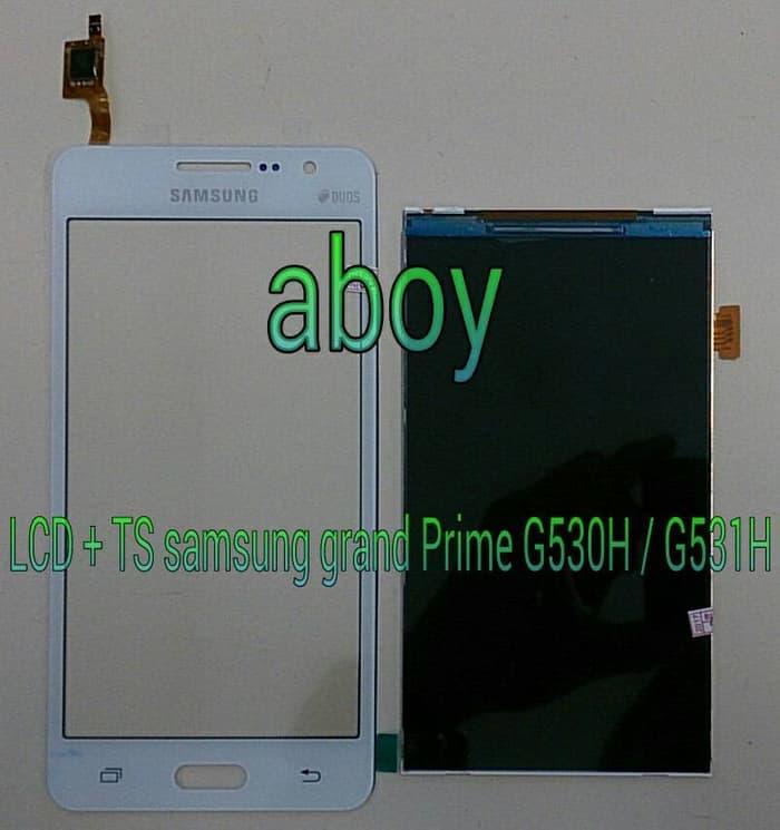 Gambar LCD touchscreen samsung galaxy grand prime G530H - G531H ORIGINAL dari aboy sparepart Kota Administrasi Jakarta Timur Tokopedia