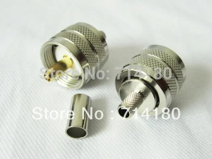 Gambar Connector Pl-259/Uhf Male Rg58/Rg142 Crimping dari AlzenaNET Kota Administrasi Jakarta Barat Tokopedia