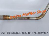 Gambar Leher header pipa knalpot racing stainles for Ninja 250 RR Mono Z250SL dari Altura Muffler Shop Kab. Purbalingga 2 Tokopedia