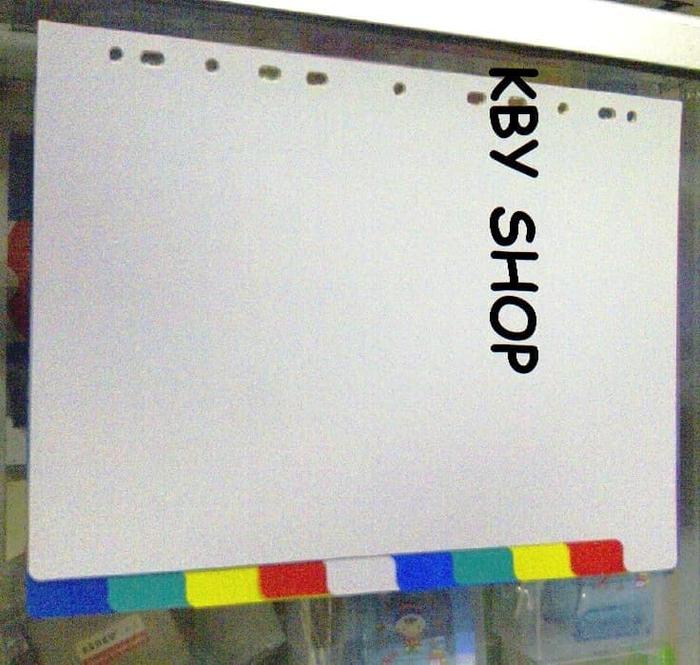 Gambar PEMBATAS KERTAS 10 SEKAT UKURAN FOLIO BAHAN PLASTIK dari KBY SHOP JBC STATIONERY Kota Administrasi Jakarta Barat Tokopedia