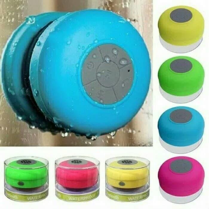 Gambar SPEAKER WATERPROFF BTS-06 BLUETOOTH MUSIK AUDIO SHOWER ANTI AIR dari CC NET ACC Kab. Sumedang Tokopedia