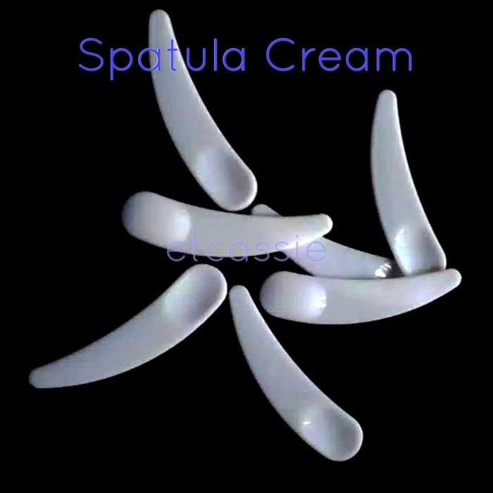 Gambar Mini Spatula Cream untuk krim kosmetik masker spatula plastik dari etcassie shop Kota Administrasi Jakarta Barat Tokopedia