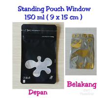 Gambar Standing Pouch Window Zipper 150 gram 9 x 15 cm isi 100 pcs dari sawangan water treatment Kota Depok 3 Tokopedia
