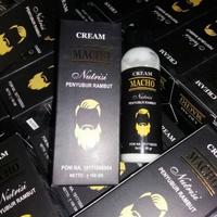 Gambar Penyubur Rambut Kumis Macho Cream Oles Penumbuh Brewok Herbal Original dari Ziyadah Herbal Kota Bekasi 4 Tokopedia